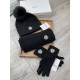 Monmouth. [Three-piece wool suit fox hair hat  scarf  gloves] classic set hat! Warm and super comfortable ~ winter miss ageing artifacts Oh ~ this winter you are just short of such a set of suit hat la ~ and warm and sty