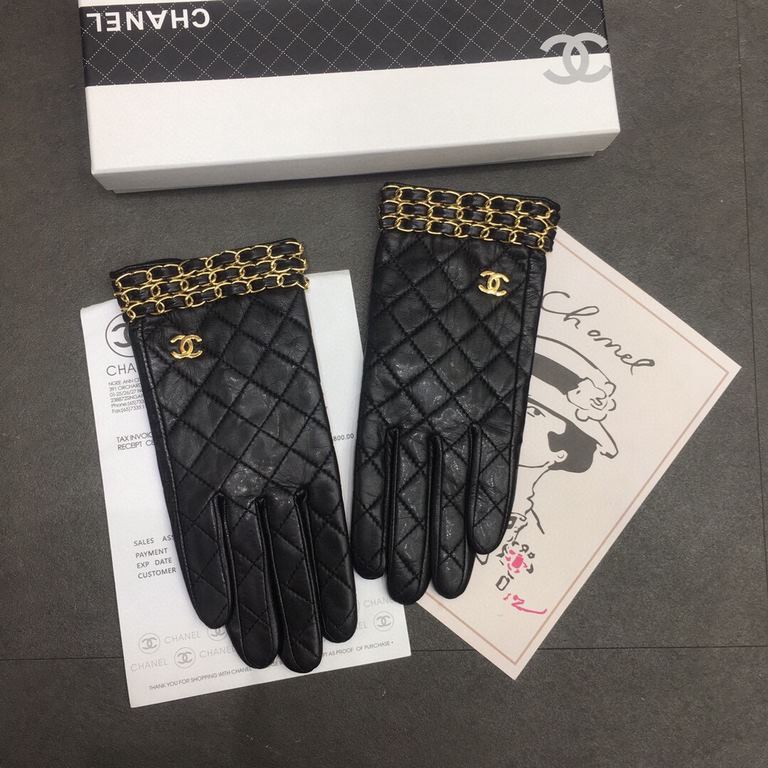 Chanel Chanel latest chain    touch screen gloves, using imported goatskin  , silk lining [hee-haw] [hee-haw] cost-effective very high,   , goddess essential