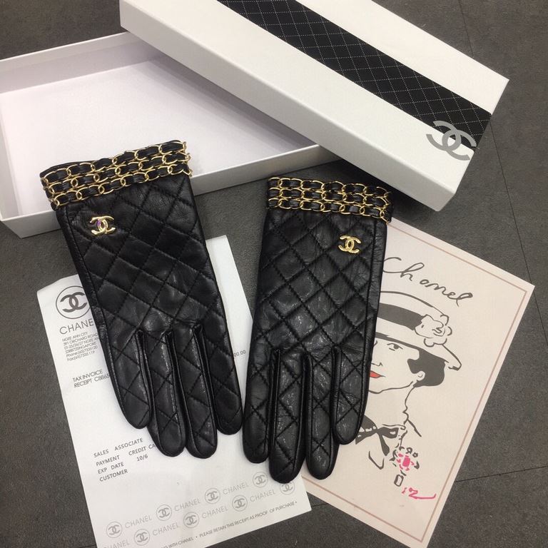 Chanel Chanel latest chain    touch screen gloves, using imported goatskin  , silk lining [hee-haw] [hee-haw] cost-effective very high,   , goddess essential