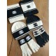 Xiao Xiang Cold Hat Scarf｜Three Piece Patchwork Wool Set Hat  Scarf  Gloves  Warm! Super cozy!You're missing a hat set this winter!This black and white   color splicing knitted wool suit is so beautiful  , this season mu