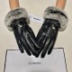 With packaging Chanel Chanel 2021 fall and winter lazy rabbit hair sheepskin   gloves   cell phone touch screen, worth comparing     the same paragraph of different qualities, kill the market poor products, imported firs