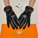 2021 new exclusive first  touch screen gloves Hermes (original quality) official website synchronization women's new high-grade sheepskin gloves    goddesses set of the United States preferred must be unmissable      100