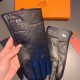 2021  Hermes HERMES men's gloves, exclusive customized, imported first-class sheepskin lining! Luxurious and generous for any age! With box    divided into two yardage, XL, XXL transfer picture must sell oh!