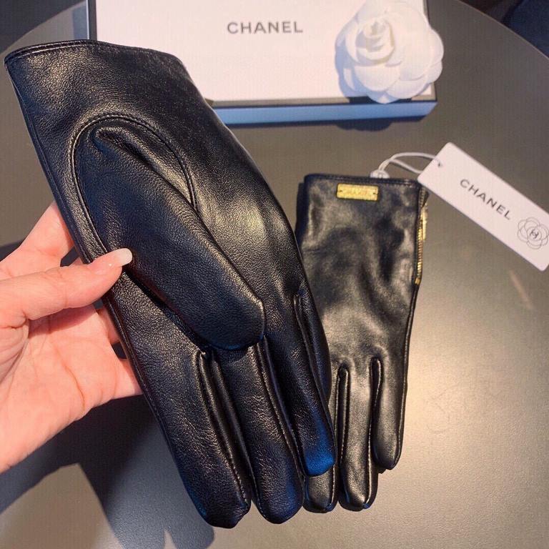 2021 new exclusive first  touch screen gloves Chanel Chanel [original quality] official website synchronization women's new high-grade sheepskin gloves    goddesses preferred can not be missed    hundred percent of the s