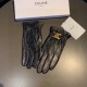 2023 new exclusive first   touch screen gloves CELINE CELINE (original quality) official website synchronization women's new high-grade sheepskin gloves    goddess preferred can not be missed    100 percent selection of 