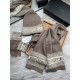 D home. Wool suit hat  scarf  gloves three-piece set 】 classic suit hat! Warm and super comfortable ~ winter Miss ageing artifacts Oh ~ this winter you are missing such a set of suit hat la ~ and warm and stylish! Men's 