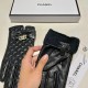 With packaging 2021 new exclusive first  prism touch screen women's gloves CHANEL Chanel [original quality] official website synchronization women's new high-grade sheepskin gloves    goddess preferred can not be missed 