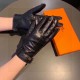 2021 new exclusive first  touch screen gloves Hermes (original quality) official website synchronization women's new high-grade sheepskin gloves    goddesses set of the United States preferred must be unmissable    100 p