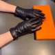 2021 new exclusive first  touch screen gloves Hermes (original quality) official website synchronization women's new high-grade sheepskin gloves    goddesses set of the United States preferred must be unmissable    100 p