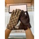 Gucci  burst to   [top original single] official website synchronization women's new high-grade sheepskin gloves     100% selection of imported lambskin lining velvet lining warmth and comfort better Leather luster brigh