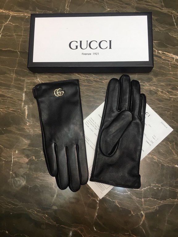 [Guccl first-class sheepskin gloves   Celebrity's choice! A great partner for fall and winter with fur!