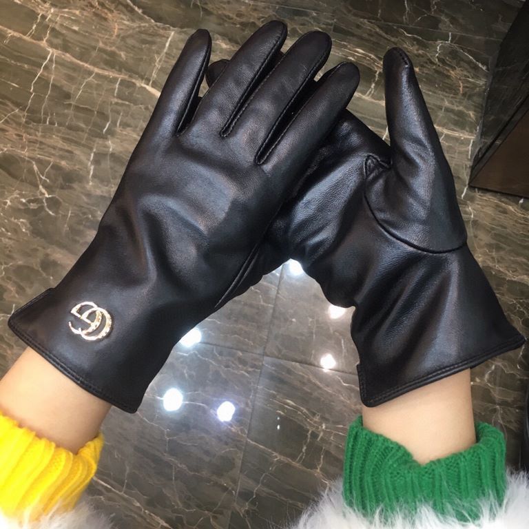 [Guccl first-class sheepskin gloves   Celebrity's choice! A great partner for fall and winter with fur!