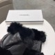 Chanel Chanel 2022 fall and winter short lazy rabbit hair gloves   worth comparing     the same paragraph of different quality, kill the market poor product, imported first-class sheepskin  lazy rabbit hair lining padded