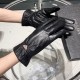 2022 new exclusive first  touch screen gloves Prada   edge gloves [original quality] official website synchronization ladies new high-grade sheepskin gloves    goddesses preferred can not be missed      hundred percent s