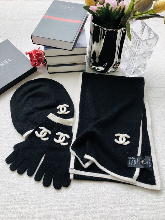 Set100% Cashmere Scarf Hat Gloves