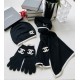 Set100% Cashmere Scarf Hat Gloves