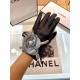 New exclusive first Chanel rose   series celebrity style [original quality] women's new high-grade sheepskin gloves     goddess preferred can not be missed   imported sheepskin Leather is soft and delicate recognized imp