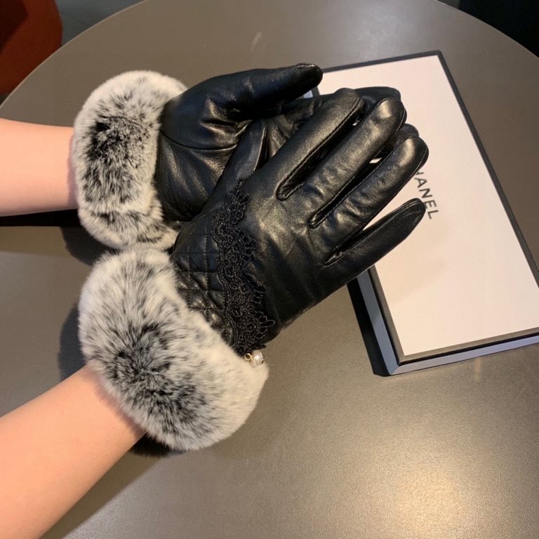 with packagingChanel Chanel 2022 fall and winter lazy rabbit hair sheepskin gloves   cell phone touch screen, worth comparing     the same paragraph of different quality, kill the market poor product, imported a first-cl