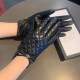 2022 new exclusive first   touch screen gloves Gucci Gucci new U mouth bow high-grade sheepskin gloves    goddesses set of the United States preferred can not be missed    100% selection of imported sheepskin Leather fin