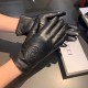 With packaging2022 new Gucci embroidery exclusive first   touch screen women's gloves Gucci Gucci [original quality] official website synchronization women's new high-grade sheepskin gloves    goddess preferred can not b