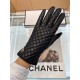 Chanel fall and winter women's gloves    imported sheepskin Leather ultra-thin soft and comfortable texture super group One size