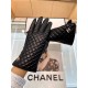 Chanel fall and winter women's gloves    imported sheepskin Leather ultra-thin soft and comfortable texture super group One size