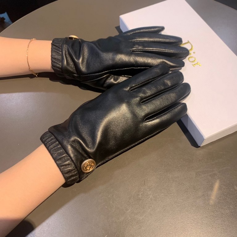 With packaging to run the volumeNew exclusive first   touch screen gloves Dior Dior [original quality]   Ms. new high-grade sheepskin gloves    goddesses set of the United States the must-have single product   can not be