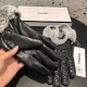 With a full set of packaging Chanel Chanel 2021 fall and winter lazy rabbit hair   embroidery double C sheepskin gloves   cell phone touch screen, worth comparing    the same paragraph of different qualities, kill the ma