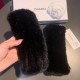 .Chanel Chanel 2022 fall and winter mink hair exposed finger half cut gloves   Goddess set of beauty must-have single product, it is worth comparing     the same paragraph of different qualities, kill the market poor pro