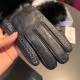 With packaging2022 CHANEL   Italian export original single tail single touch screen gloves, using top white goatskin  raccoon fur, absolute goddess set of beauty   noblewoman models feel softer and more delicate skin-fri