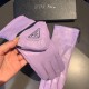 With packaging2022 new exclusive first  touch screen gloves   Prada in the opening gloves [original quality] official synchronization of the official website women's new high-grade sheepskin gloves    goddesses preferred