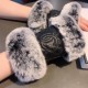 with boxChanel Chanel 2022 fall and winter lazy rabbit hair ribbed sheepskin gloves   worth comparing     the same paragraph of different quality, kill the market poor product, imported first-class sheepskin  lazy rabbit