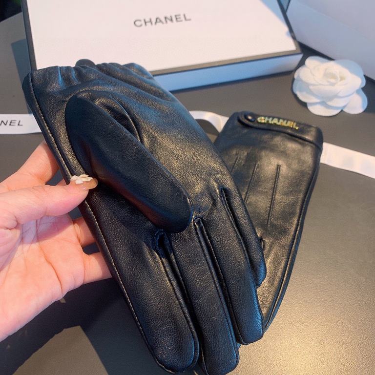 2022 new exclusive first  touch screen gloves Chanel Chanel [original quality] official website synchronization women's new high-grade sheepskin gloves    goddess preferred can not be missed    100 percent selection of i