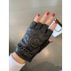 Chanel Chanel   European new    [top original single] women's high-grade half-finger gloves     hundred percent selection of imported sheepskin Chanel imperial sheepskin Leather smooth and delicate soft hand feel first-c