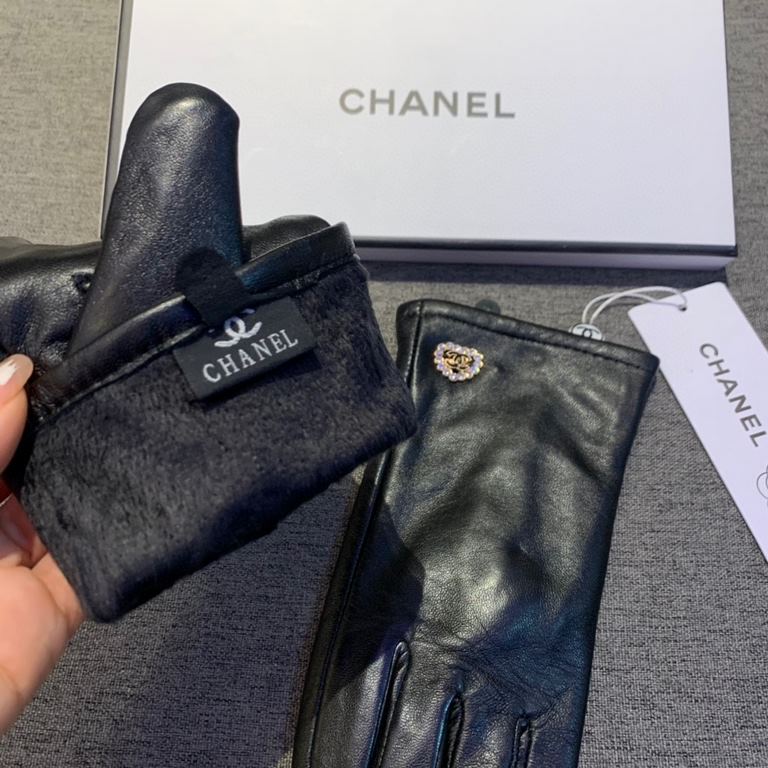 2022 new exclusive first  touch screen gloves Chanel Chanel [original quality] official website synchronization women's new high-grade sheepskin gloves    goddess preferred can not be missed    100 percent selection of i