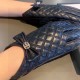 2023 new exclusive first   touch screen gloves Gucci Gucci new U mouth bow high-grade sheepskin gloves    goddesses set of the United States preferred can not be missed    hundred percent of the selection of imported she