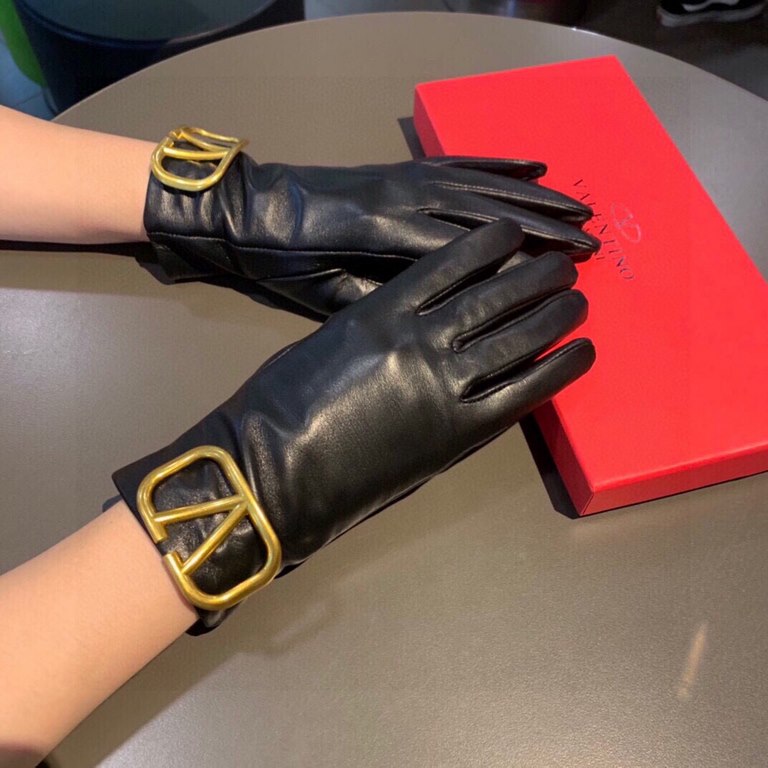 2022 new exclusive first  Valentino VALENTINO touch screen women's gloves [original quality] official website synchronization women's new high-grade sheepskin gloves    goddess preferred can not be missed       100 perce