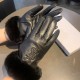 With box2022 new exclusive first  Saint Laurent YLS lazy rabbit   hair touch screen women's gloves [original quality] official website synchronization women's new high-grade sheepskin gloves    goddess preferred can not 