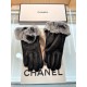 Chanel's latest embroidered double C logo The leather is imported Essex skin Spiked with top white level goatskin  lazy rabbit   hair, feel softer and finer glutinous greasy skin-friendly, warmer better natural dyes, low