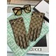 Gucci  burst to   [top original single] official website synchronization women's new high-grade sheepskin gloves     100% selection of imported lambskin lining velvet lining warmth and comfort better Leather luster brigh