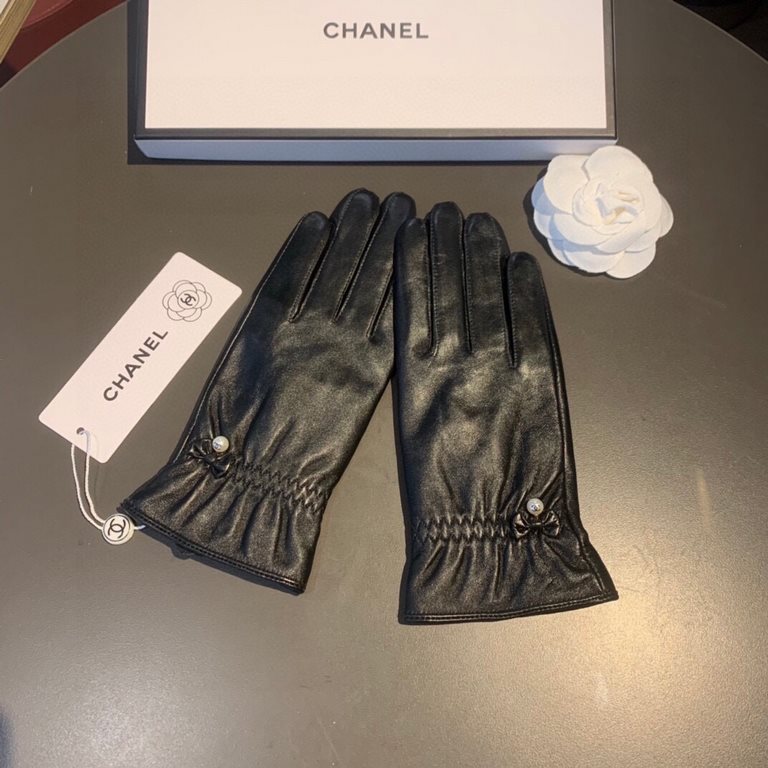 2022 new exclusive first  touch screen gloves Chanel Chanel [original quality] official website synchronization women's new high-grade sheepskin gloves    goddess preferred can not be missed    100 percent selection of i