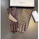 2023 new exclusive first   touch screen gloves Gucci Gucci new high-grade sheepskin gloves    goddesses set the United States preferred can not be missed    hundred percent of the selection of imported sheepskin Leather 