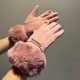 Miu Miu 2023 fall and winter lazy rabbit hair wool gloves   worth comparing     the same paragraph of different quality, kill the market poor product, wool ten lazy rabbit hair lining padded   classic but not fashionable