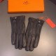 2022  Hermes HERMES men's gloves, exclusive customized, deer   leather pattern imported first-class sheepskin lining! Luxurious and generous for any age!   with box   Size, XL, XXL Transfer picture must sell oh!