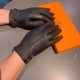 2022  Hermes HERMES men's gloves, exclusive customized, deer   leather pattern imported first-class sheepskin lining! Luxurious and generous for any age!   with box   Size, XL, XXL Transfer picture must sell oh!