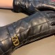 2022 new exclusive first  Valentino VALENTINO long touch screen women's gloves [original quality] official website synchronization ladies new high-grade sheepskin gloves    goddess preferred can not be missed       100 p