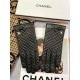 chanel new ladies gloves first grade sheepskin leather ultra-thin soft and comfortable special show hand shape    texture superbSize M L