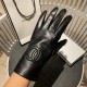 Chanel new women's gloves first-class sheepskin leather leather ultra-thin soft and comfortable special show hand-shaped    texture super groupSize average size