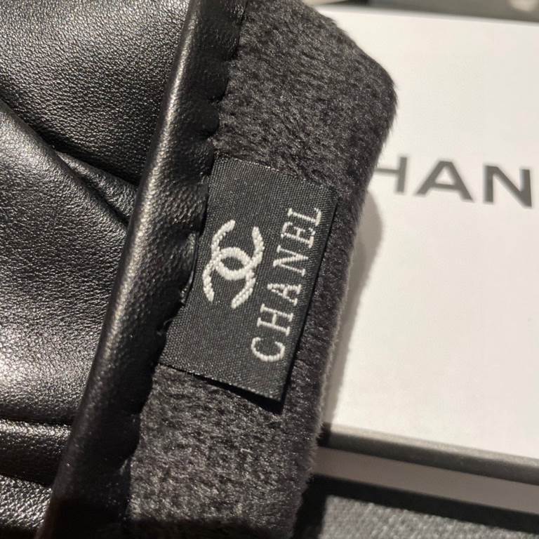 Chanel new women's gloves first-class sheepskin leather leather ultra-thin soft and comfortable special show hand-shaped    texture super groupSize average size