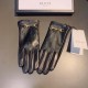 2023 new exclusive first   touch screen gloves Imported Essex leather   Gloves Gucci Gucci new high-grade sheepskin gloves    goddesses set of the United States preferred can not be missed    hundred percent of the selec